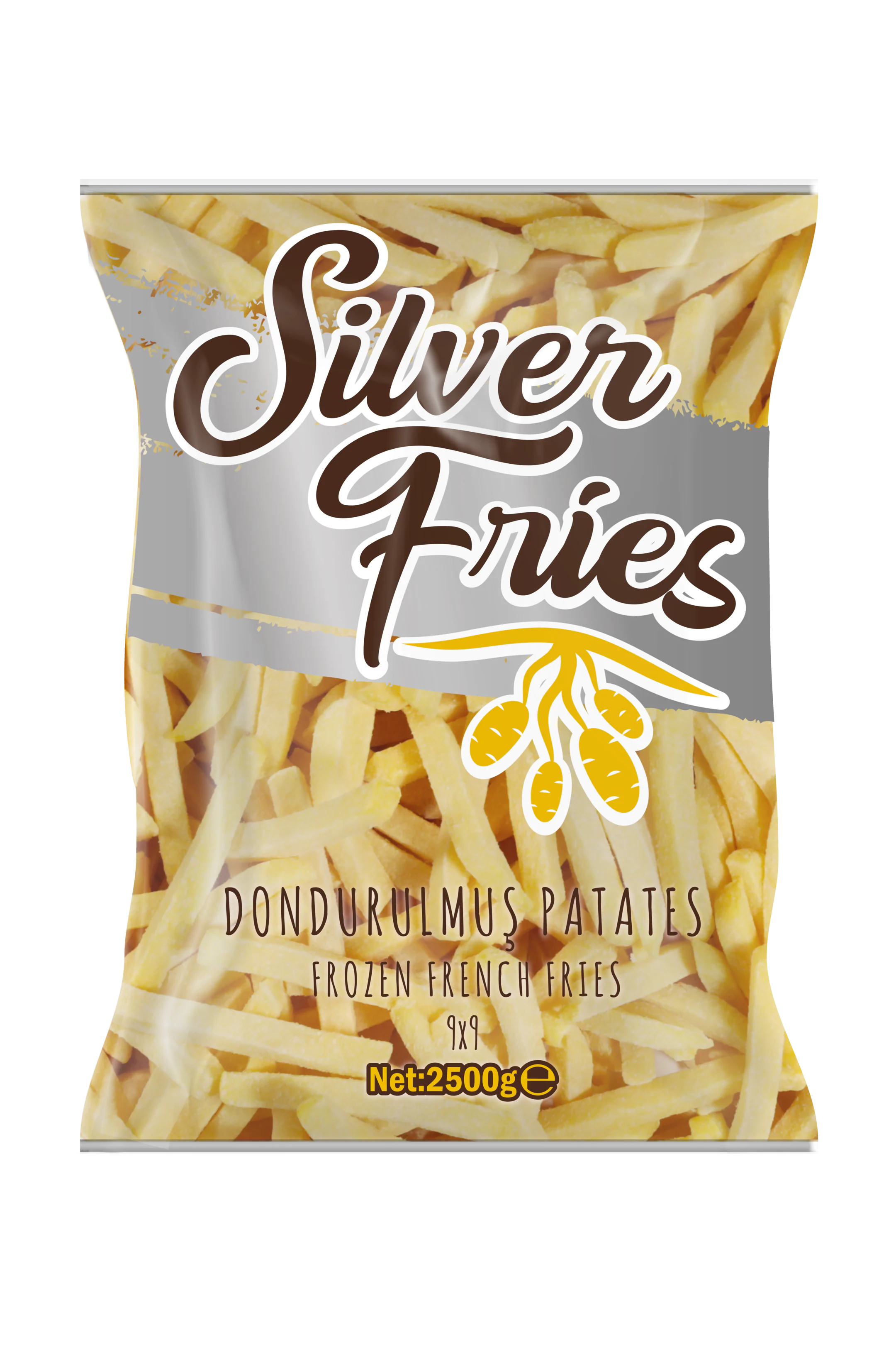 Silver Fries 9x9